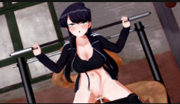健身房淫刑：古见先生与多田野被放荡教练按在器材上内射爆操
